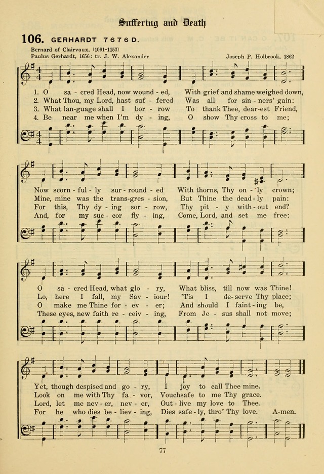 The Evangelical Hymnal page 79
