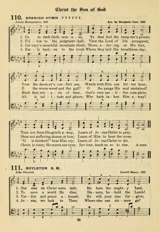 The Evangelical Hymnal page 82