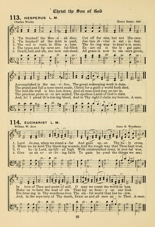 The Evangelical Hymnal page 84