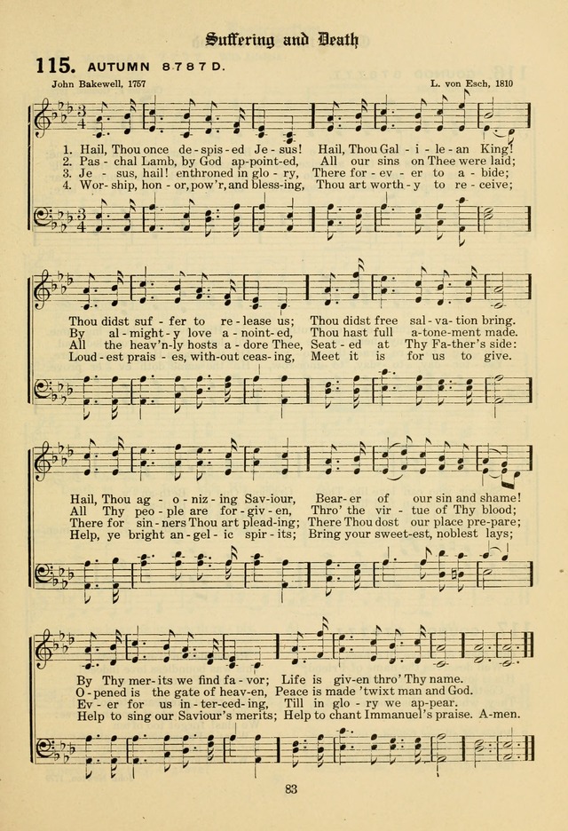 The Evangelical Hymnal page 85