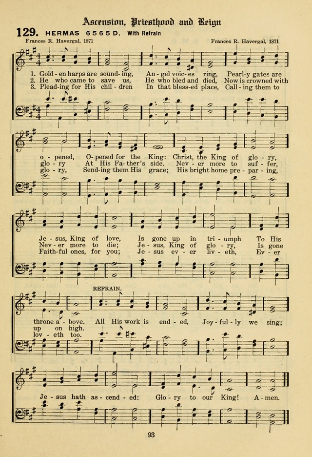 The Evangelical Hymnal page 95