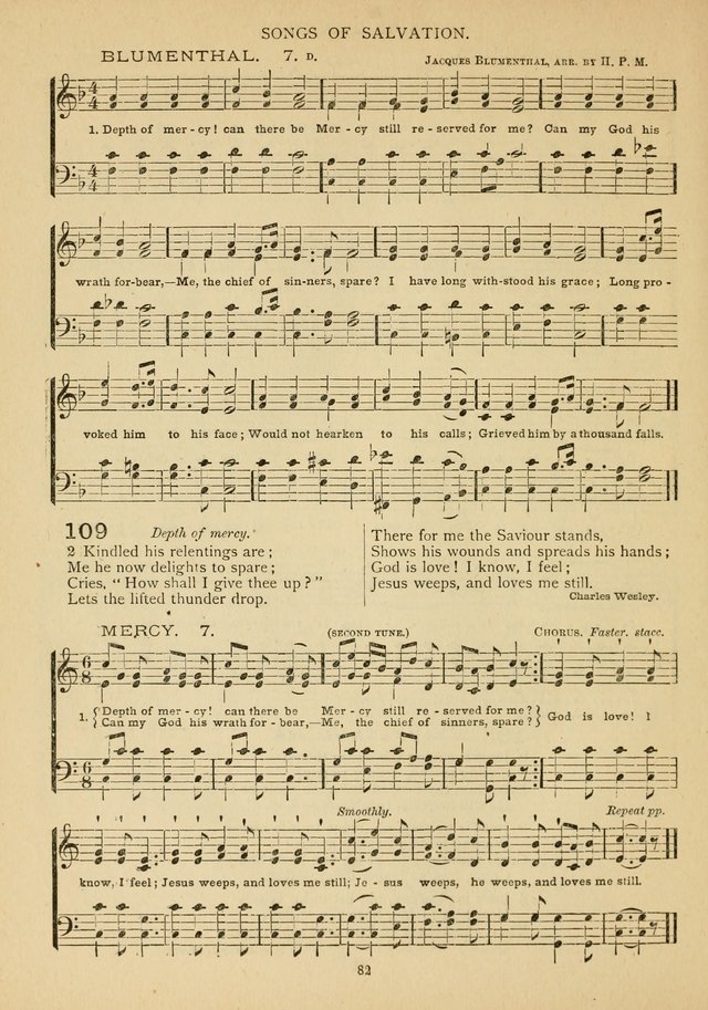 The Epworth Hymnal: containing standard hymns of the Church, songs for the Sunday-School, songs for social services, songs for the home circle, songs for special occasions page 87