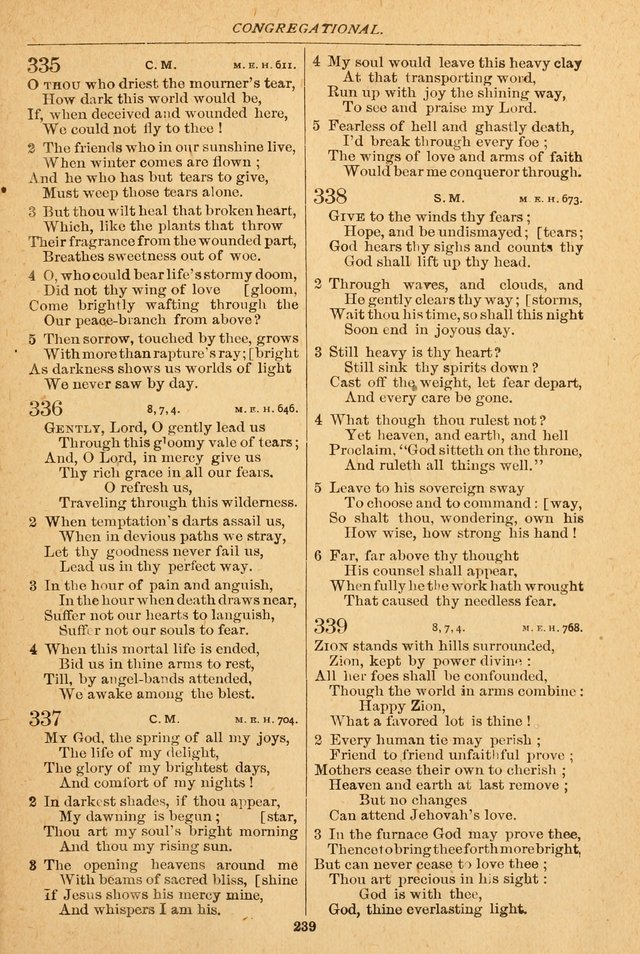 The Emory Hymnal: a collection of sacred hymns and music for use in public worship, Sunday-schools, social meetings and family worship page 237