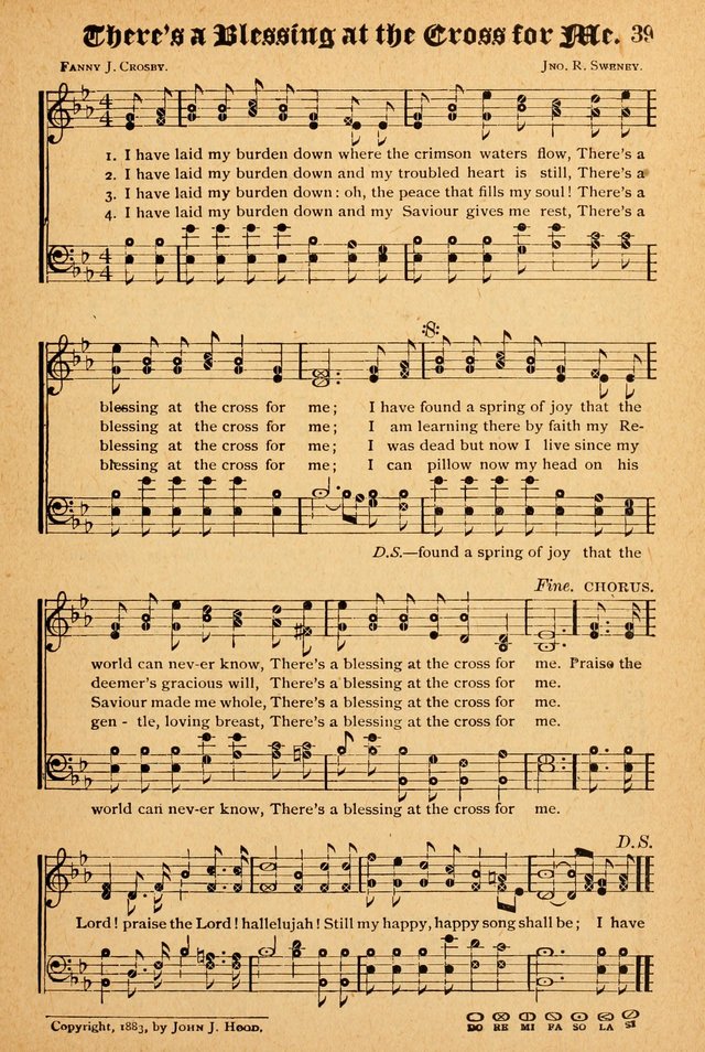 The Emory Hymnal: a collection of sacred hymns and music for use in public worship, Sunday-schools, social meetings and family worship page 39