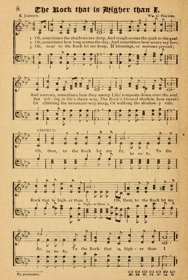 The Emory Hymnal: a collection of sacred hymns and music for use in public worship, Sunday-schools, social meetings and family worship page 8
