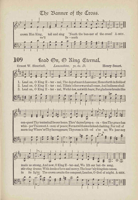 The Excell Hymnal: for the church and Sunday school page 109
