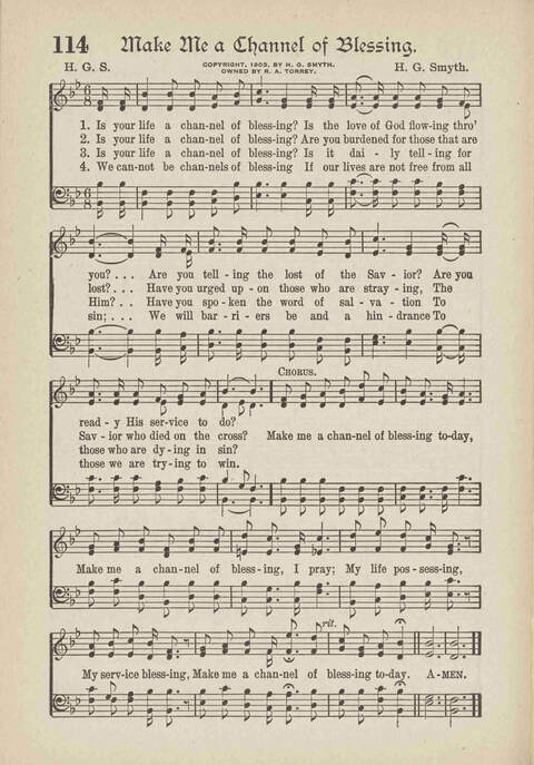 The Excell Hymnal: for the church and Sunday school page 114