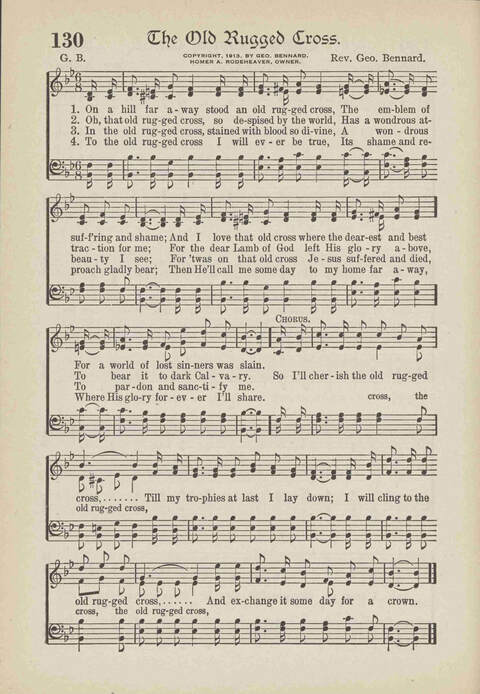 The Excell Hymnal: for the church and Sunday school page 130