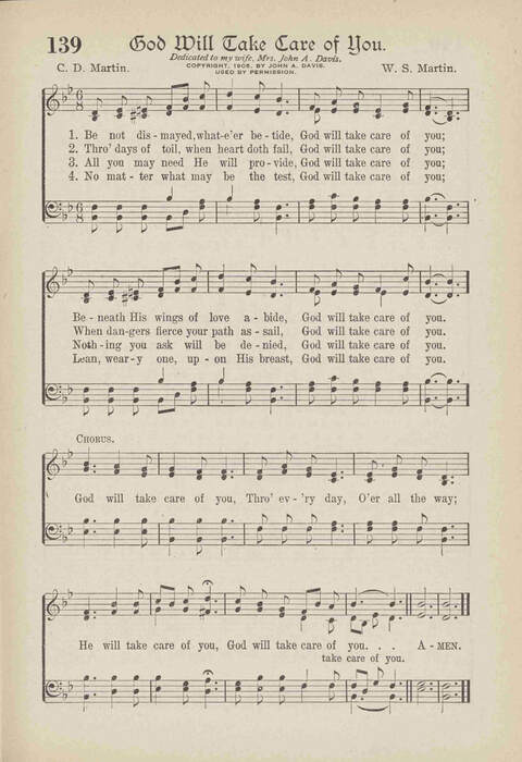 The Excell Hymnal: for the church and Sunday school page 139
