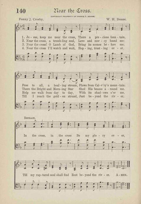 The Excell Hymnal: for the church and Sunday school page 140