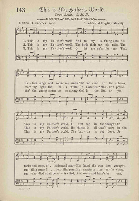 The Excell Hymnal: for the church and Sunday school page 143