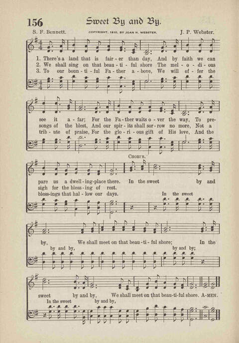 The Excell Hymnal: for the church and Sunday school page 156