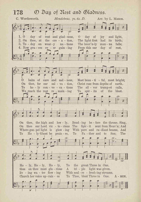 The Excell Hymnal: for the church and Sunday school page 178
