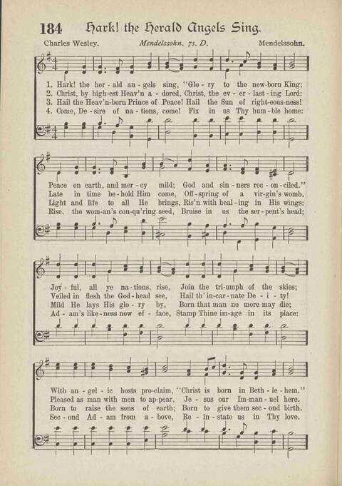 The Excell Hymnal: for the church and Sunday school page 184