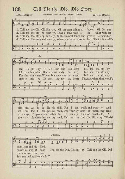 The Excell Hymnal: for the church and Sunday school page 188