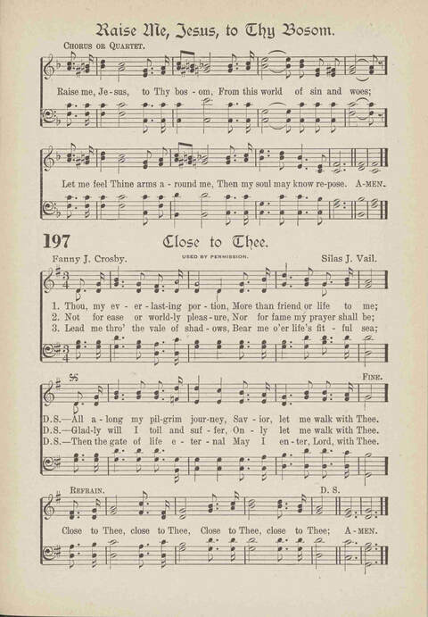The Excell Hymnal: for the church and Sunday school page 197