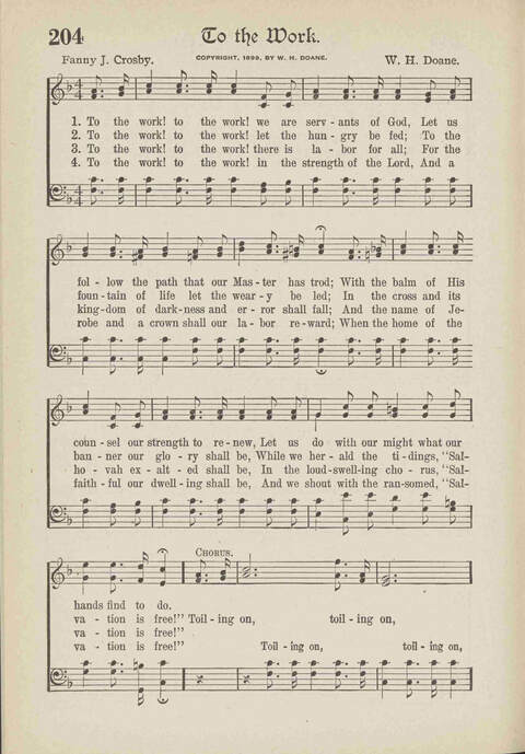 The Excell Hymnal: for the church and Sunday school page 204