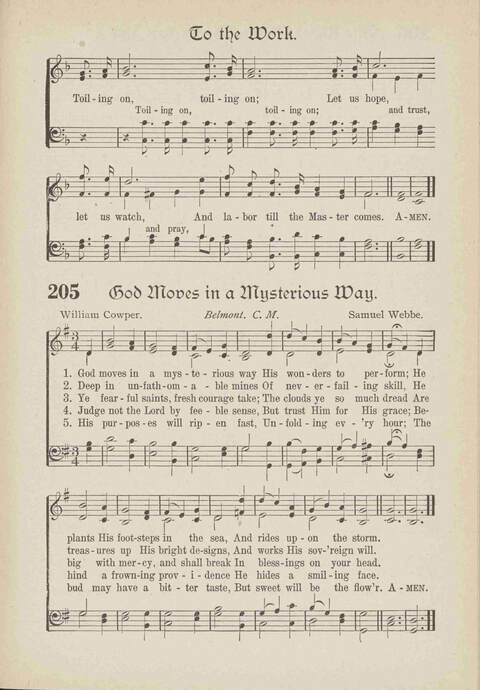 The Excell Hymnal: for the church and Sunday school page 205