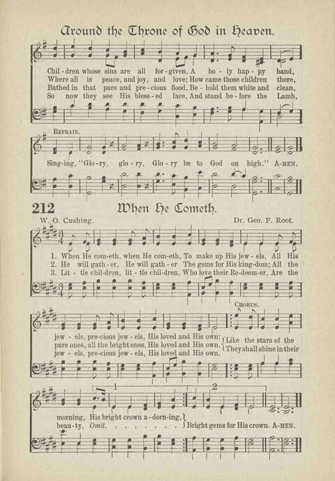 The Excell Hymnal: for the church and Sunday school page 211