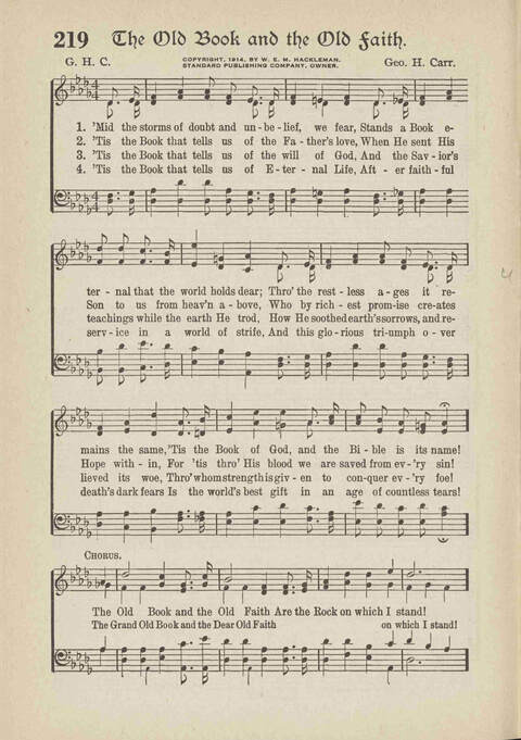 The Excell Hymnal: for the church and Sunday school page 222