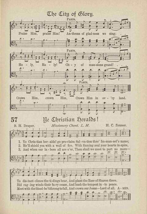 The Excell Hymnal: for the church and Sunday school page 57