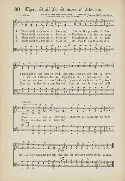 The Excell Hymnal: for the church and Sunday school page 80