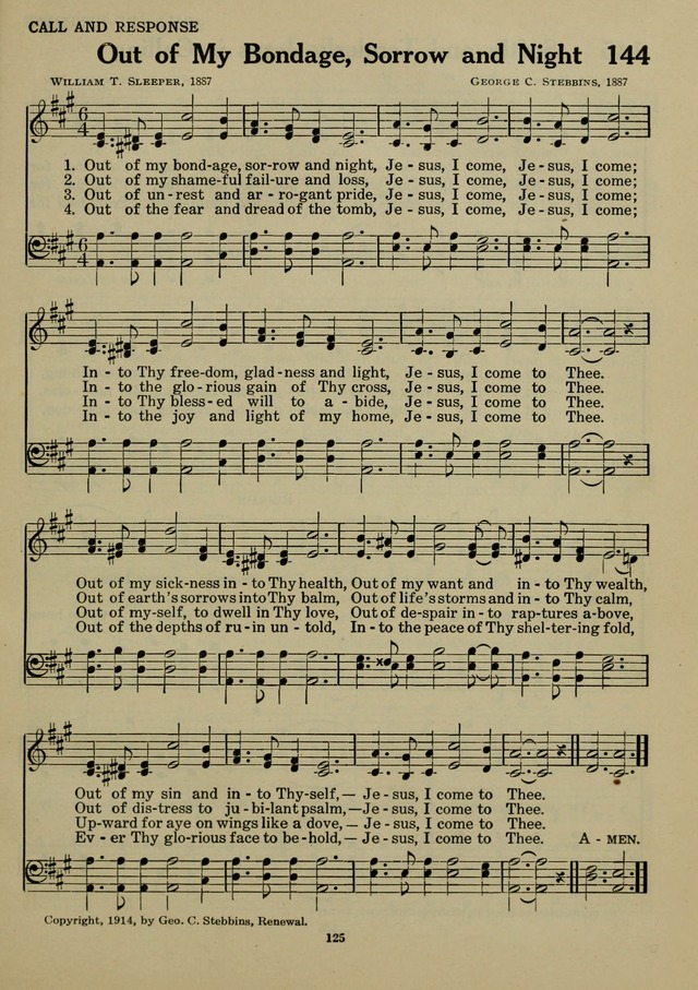 Elmhurst Hymnal: and orders of worship for the Sunday school, young people