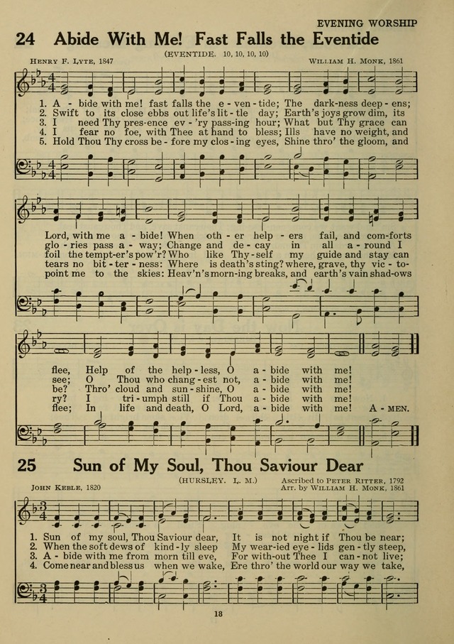 Elmhurst Hymnal: and orders of worship for the Sunday school, young people