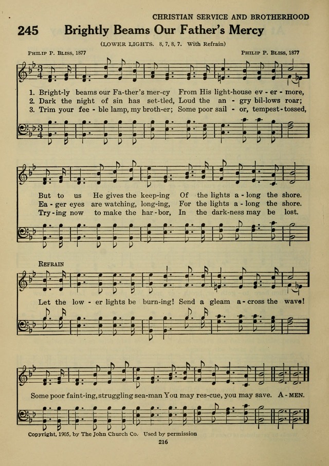 Elmhurst Hymnal: and orders of worship for the Sunday school, young people
