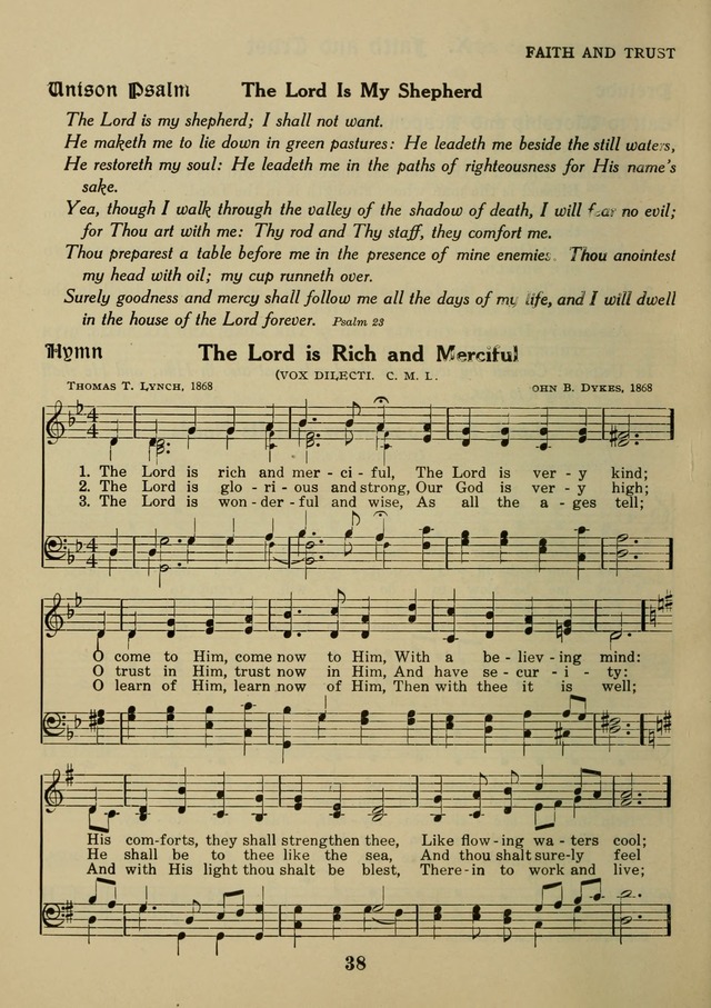 Elmhurst Hymnal: and orders of worship for the Sunday school, young people
