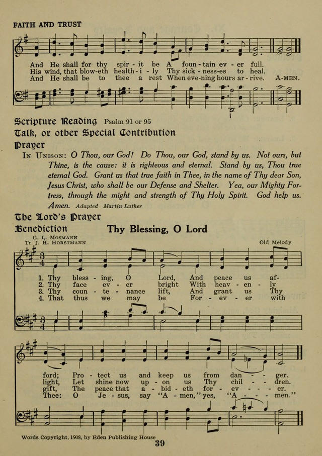 Elmhurst Hymnal: and orders of worship for the Sunday school, young people