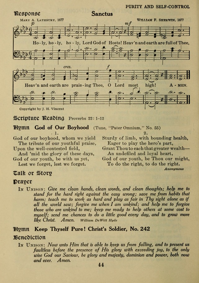 Elmhurst Hymnal: and orders of worship for the Sunday school, young people