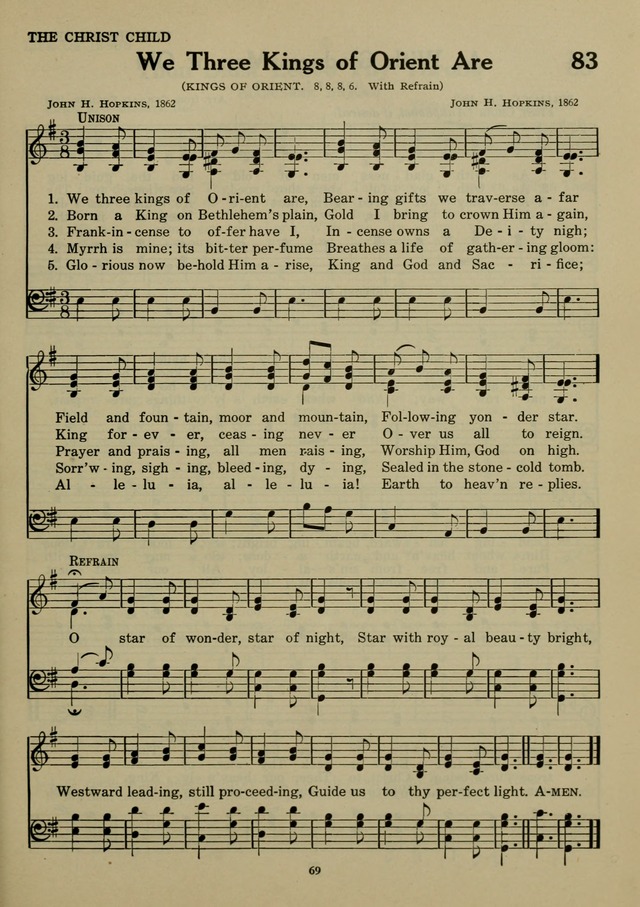 Elmhurst Hymnal: and orders of worship for the Sunday school, young people
