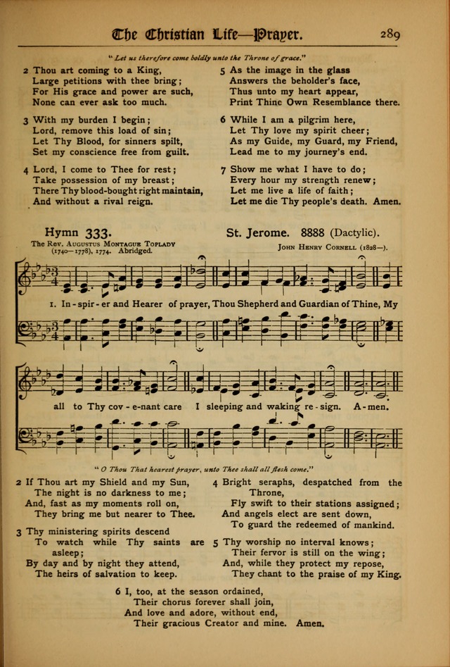 The Evangelical Hymnal with Tunes page 293