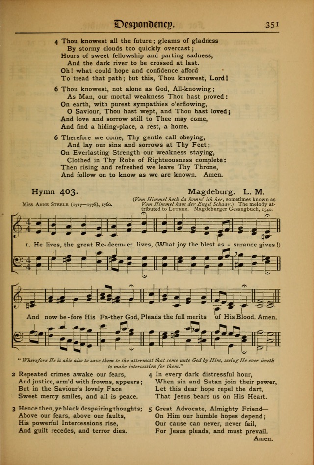 The Evangelical Hymnal with Tunes page 355