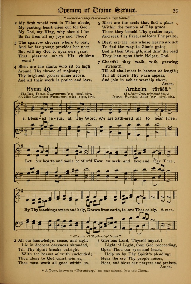 The Evangelical Hymnal with Tunes page 41