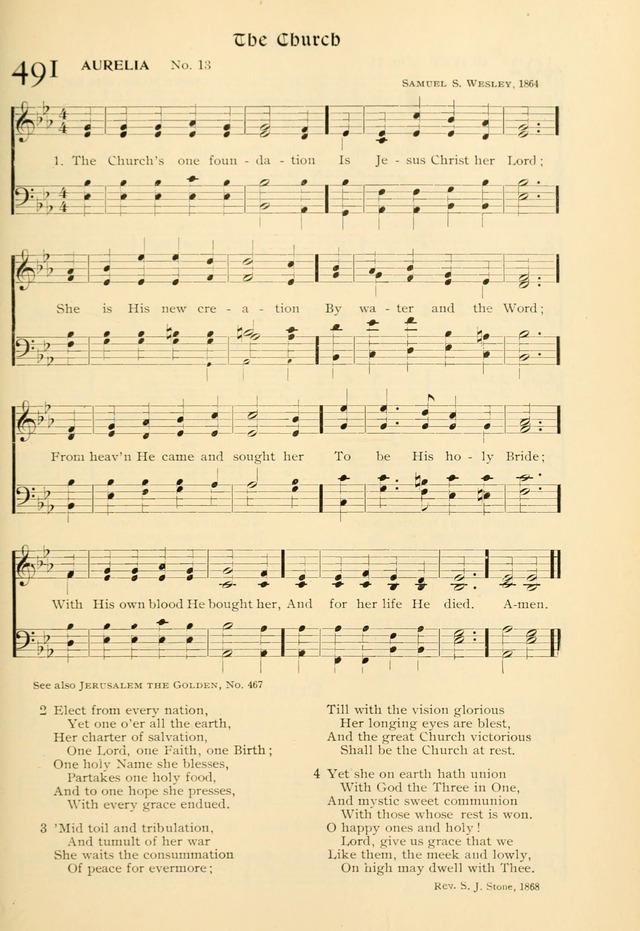 Evangelical Lutheran hymnal: with music page 486