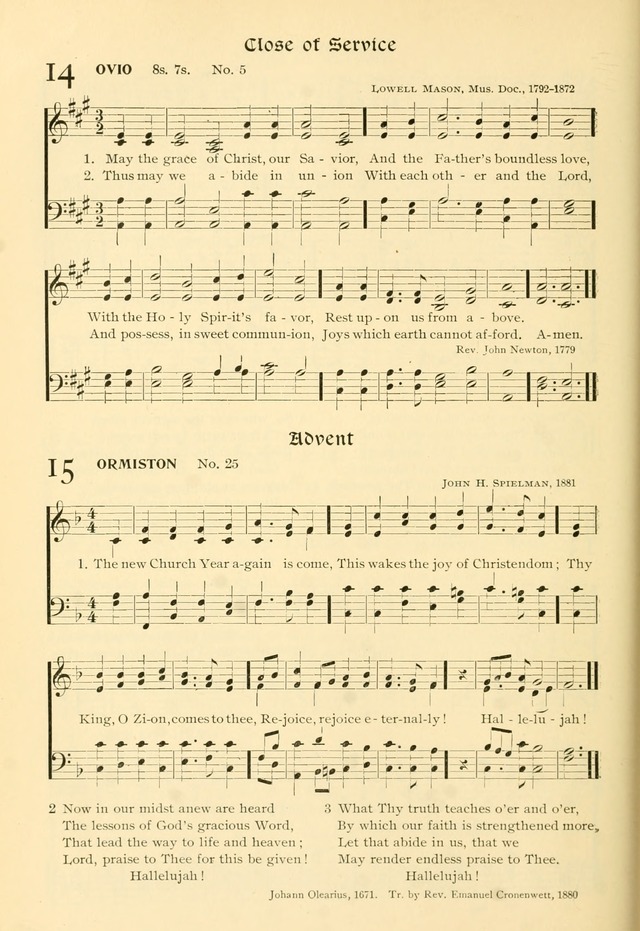 Evangelical Lutheran hymnal: with music page 85