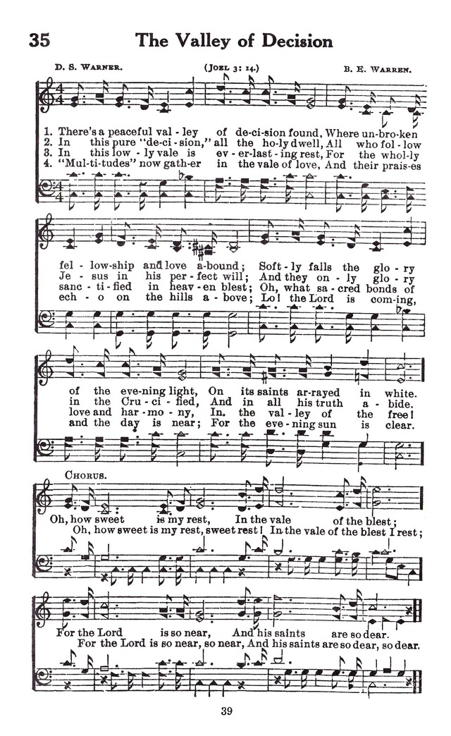 Evening Light Songs page 39