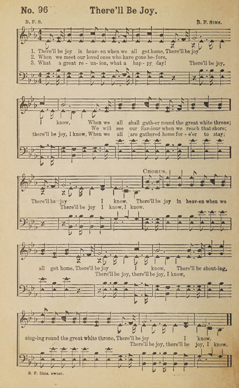 The Eureka Star: An Excellent Collection of Sacred Songs suitable for all Christian Work and Worship page 100