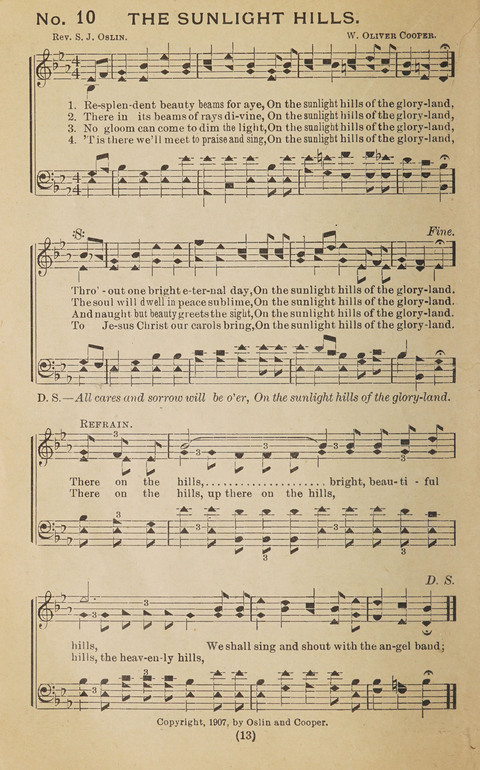 The Eureka Star: An Excellent Collection of Sacred Songs suitable for all Christian Work and Worship page 14