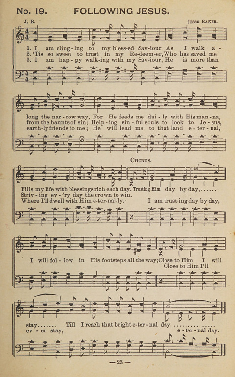 The Eureka Star: An Excellent Collection of Sacred Songs suitable for all Christian Work and Worship page 23