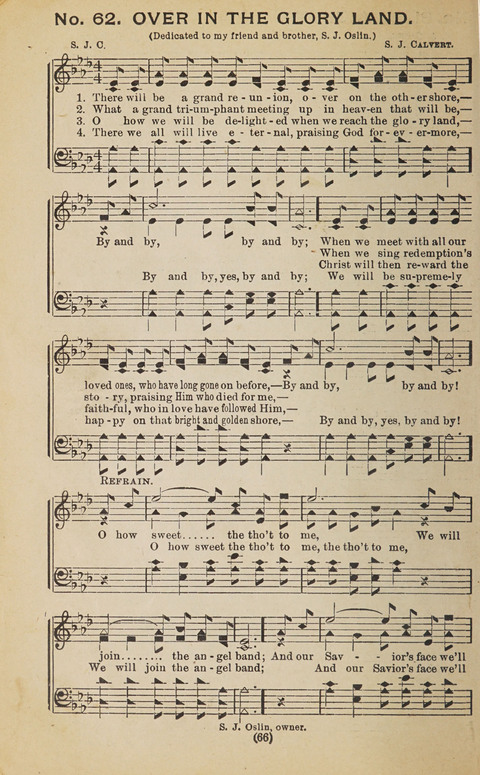 The Eureka Star: An Excellent Collection of Sacred Songs suitable for all Christian Work and Worship page 66