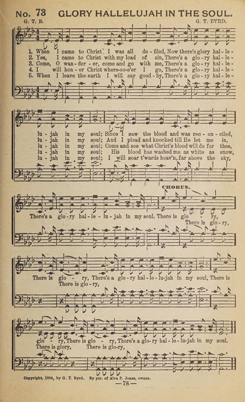 The Eureka Star: An Excellent Collection of Sacred Songs suitable for all Christian Work and Worship page 77