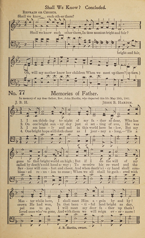 The Eureka Star: An Excellent Collection of Sacred Songs suitable for all Christian Work and Worship page 81