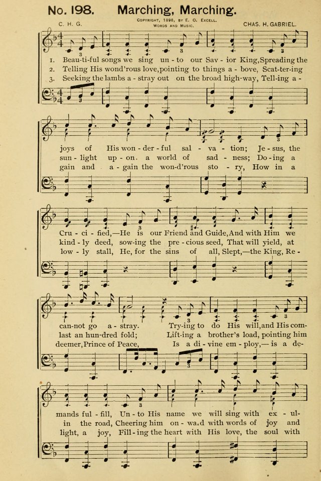 Excellent Songs: for the Church and Sunday School page 144
