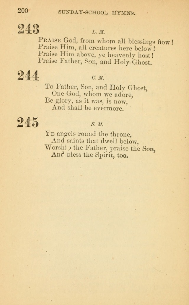 The Eclectic Sabbath School Hymn Book page 200