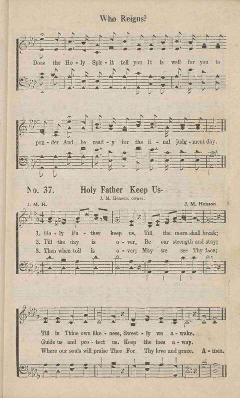 Echoes of Glory: a choice collection of sacred songs, suitable for all religious work and worship page 39
