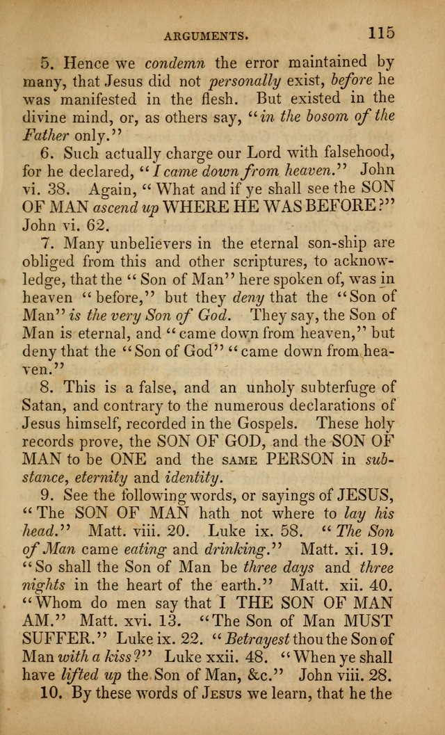The Faith and Doctrines of the Church of the Eternal Son: intended as a church book for the church of the Eternal Sons generally... to which is added a number of select hymns adapted to the worship... page 115