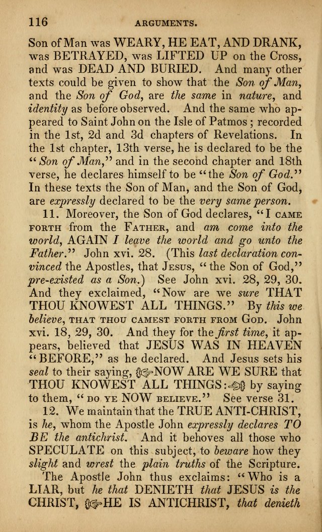 The Faith and Doctrines of the Church of the Eternal Son: intended as a church book for the church of the Eternal Sons generally... to which is added a number of select hymns adapted to the worship... page 116